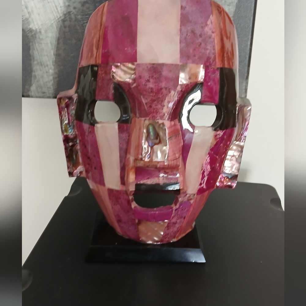 Abalone Mayan Mask